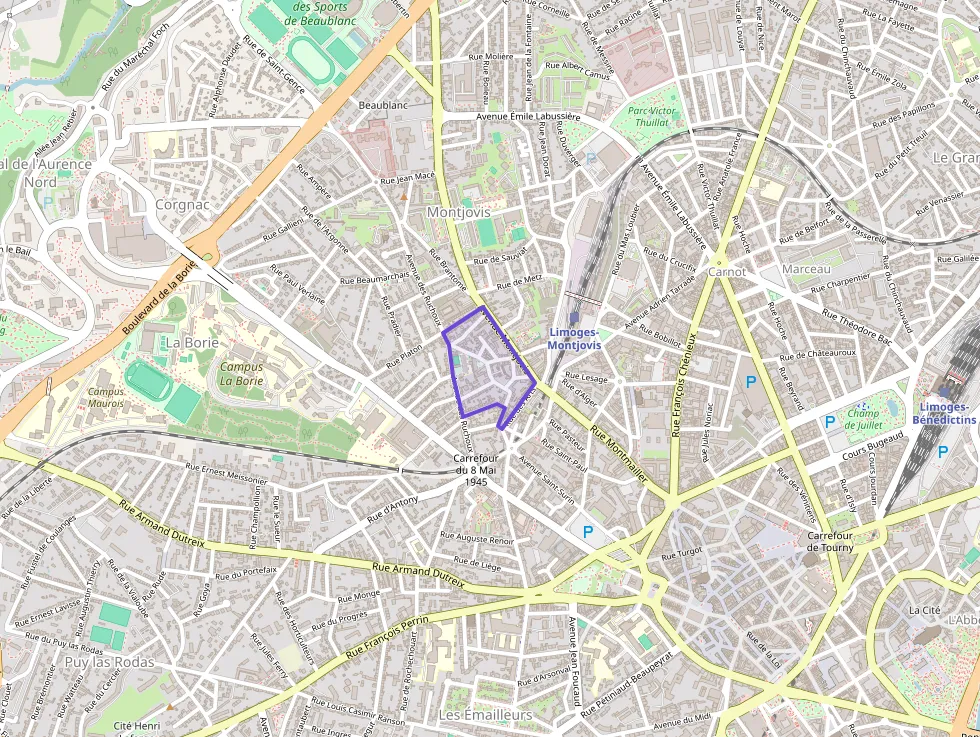 Appartement 41 m² deux pieces à vendre à Limoges