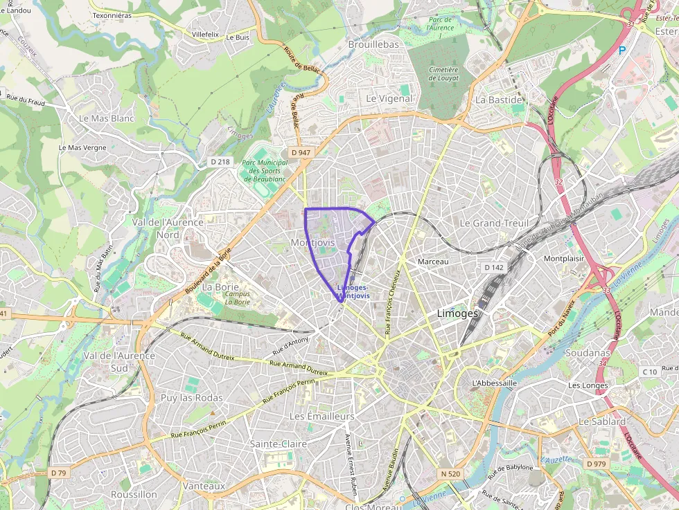 Appartement 47 m² deux pieces à vendre à Limoges