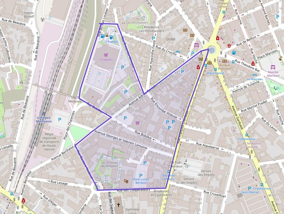 Appartement 28 m² une piece à vendre à Limoges