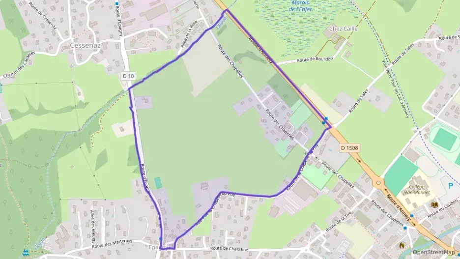 Appartement 41 m² deux pieces à vendre à Saint-Jorioz