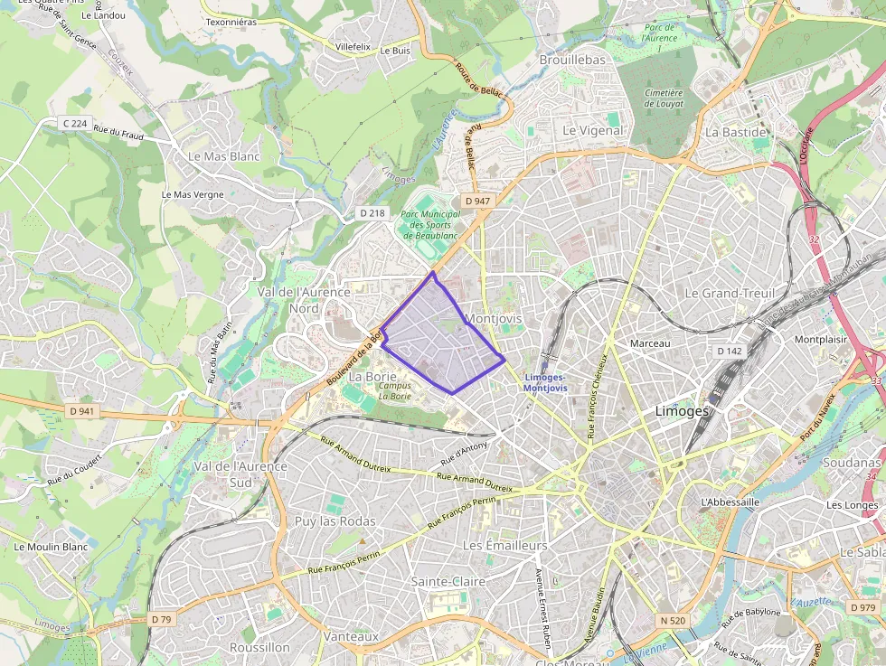 Appartement 65 m² trois pièces à vendre à Limoges