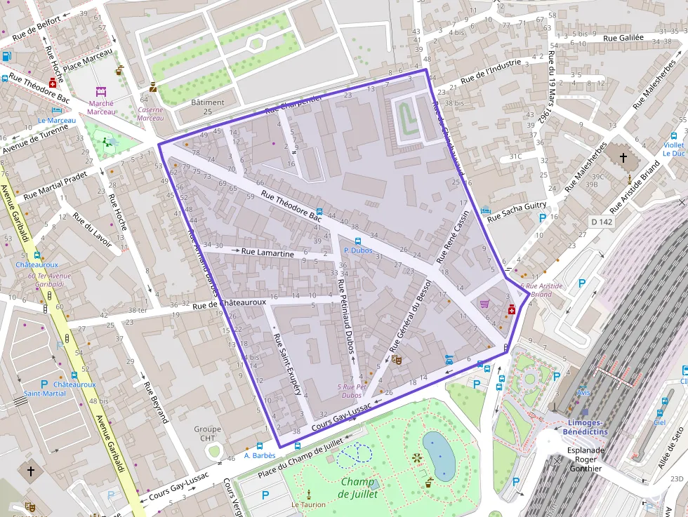 Appartement 48 m² deux pieces à vendre à Limoges