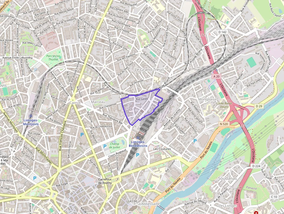 Appartement 35 m² deux pieces à vendre à Limoges