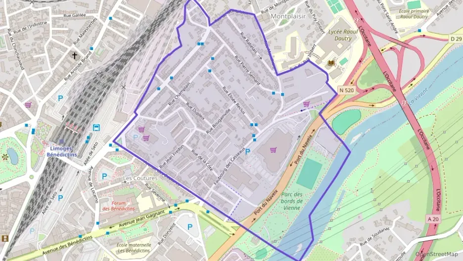 Appartement 69 m² quatre pièces à vendre à Limoges Appartement 69 m² quatre pièces à vendre à Limoges