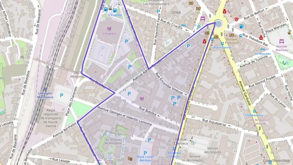 Appartement 30 m² une piece à vendre à Limoges