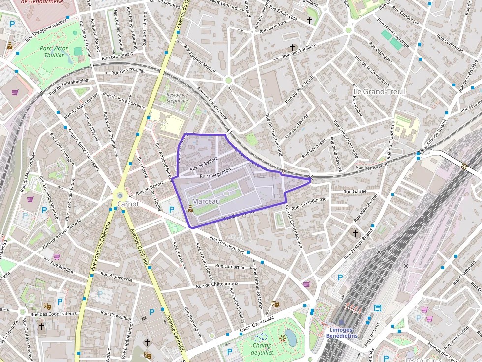 Appartement 57 m² trois pièces à vendre à Limoges