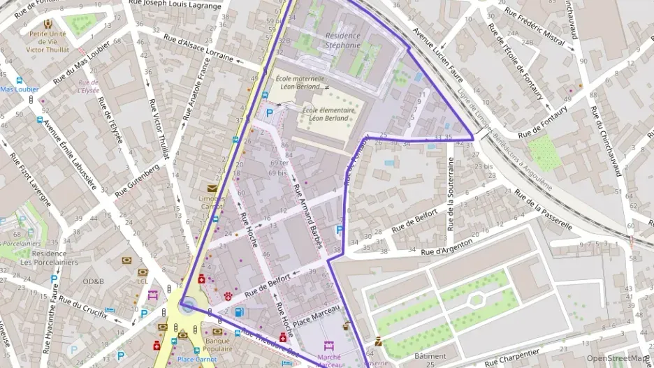 Appartement 65 m² trois pièces à vendre à Limoges Appartement 65 m² trois pièces à vendre à Limoges