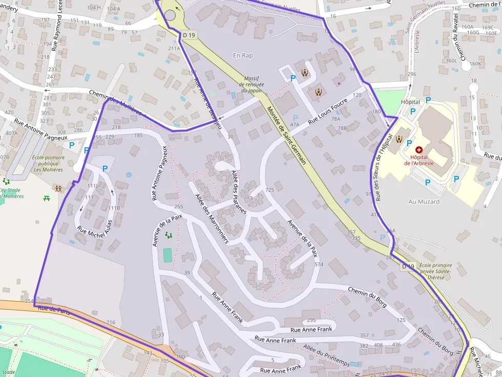 Appartement 75 m² trois pièces à vendre à L`Arbresle