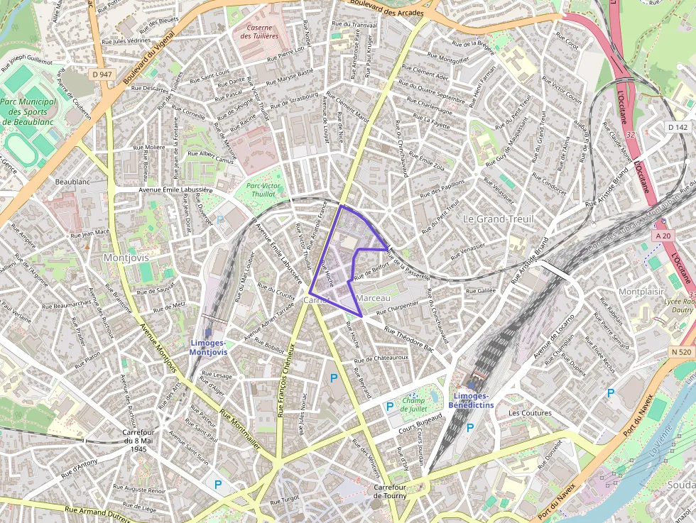 Appartement 68 m² trois pièces à vendre à Limoges Appartement 68 m² trois pièces à vendre à Limoges