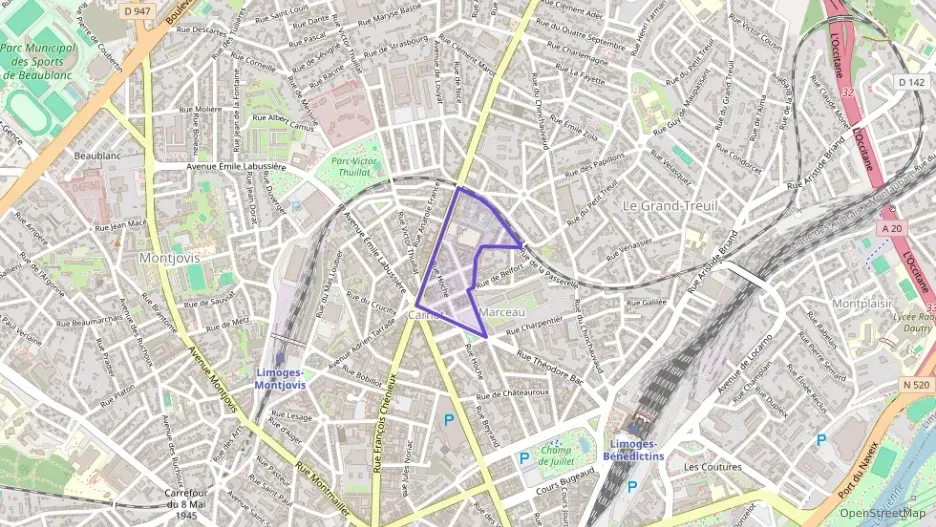 Appartement 40 m² deux pieces à vendre à Limoges