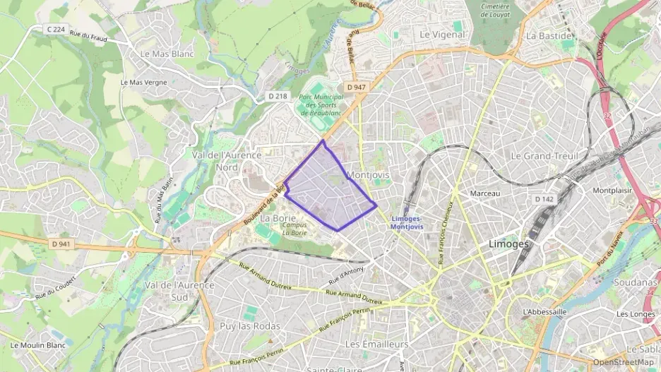 Appartement 46 m² deux pieces à vendre à Limoges