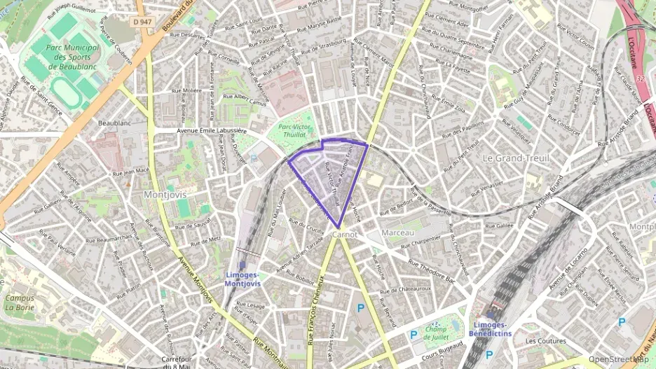 Appartement 102 m² quatre pièces à vendre à Limoges