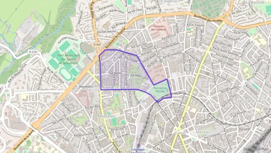 Appartement 39 m² deux pieces à vendre à Limoges