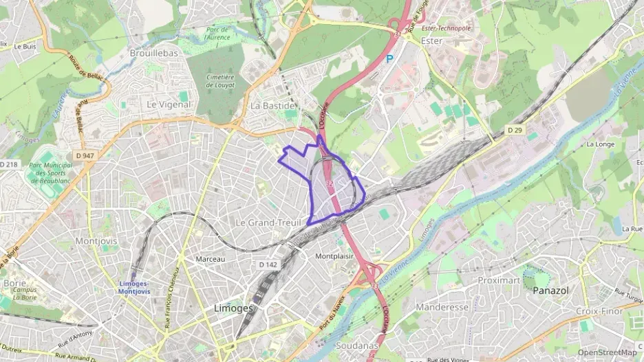 Appartement 32 m² une piece à vendre à Limoges