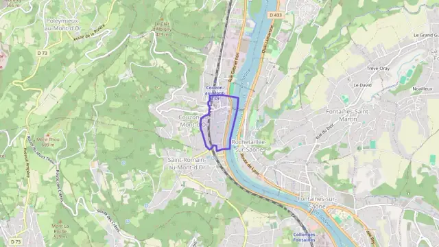 Appartement 77 m² quatre pièces à vendre à Couzon-au-Mont-d`Or