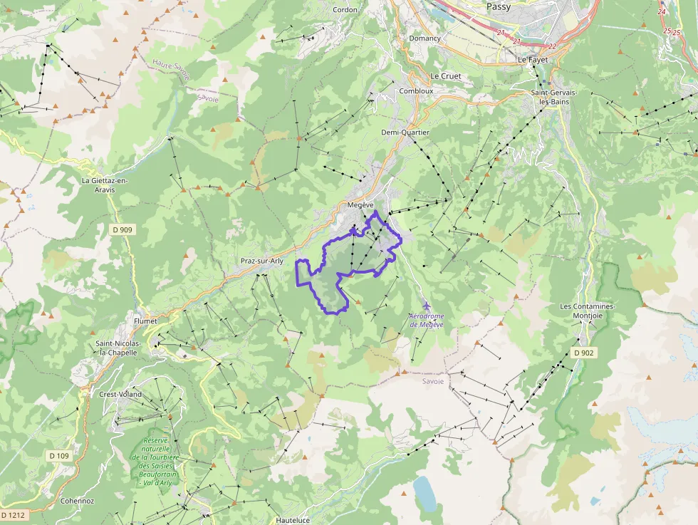 Appartement 90 m² trois pièces à vendre à Megève