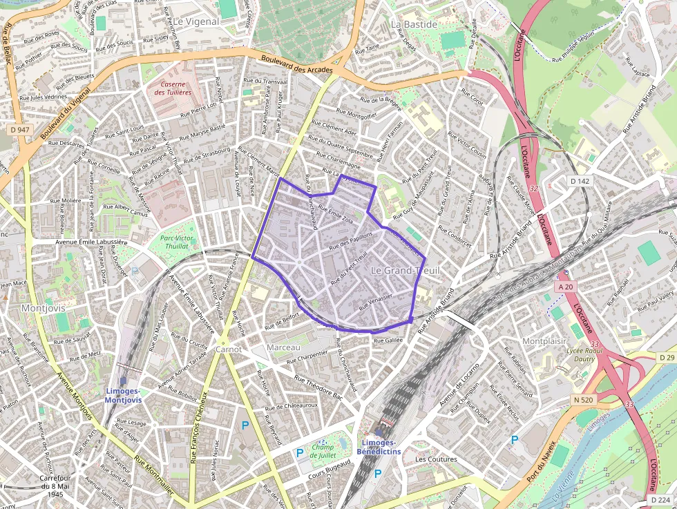 Appartement 23 m² une piece à vendre à Limoges