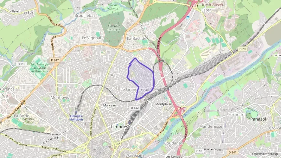 Appartement 51 m² deux pieces à vendre à Limoges Appartement 51 m² deux pieces à vendre à Limoges