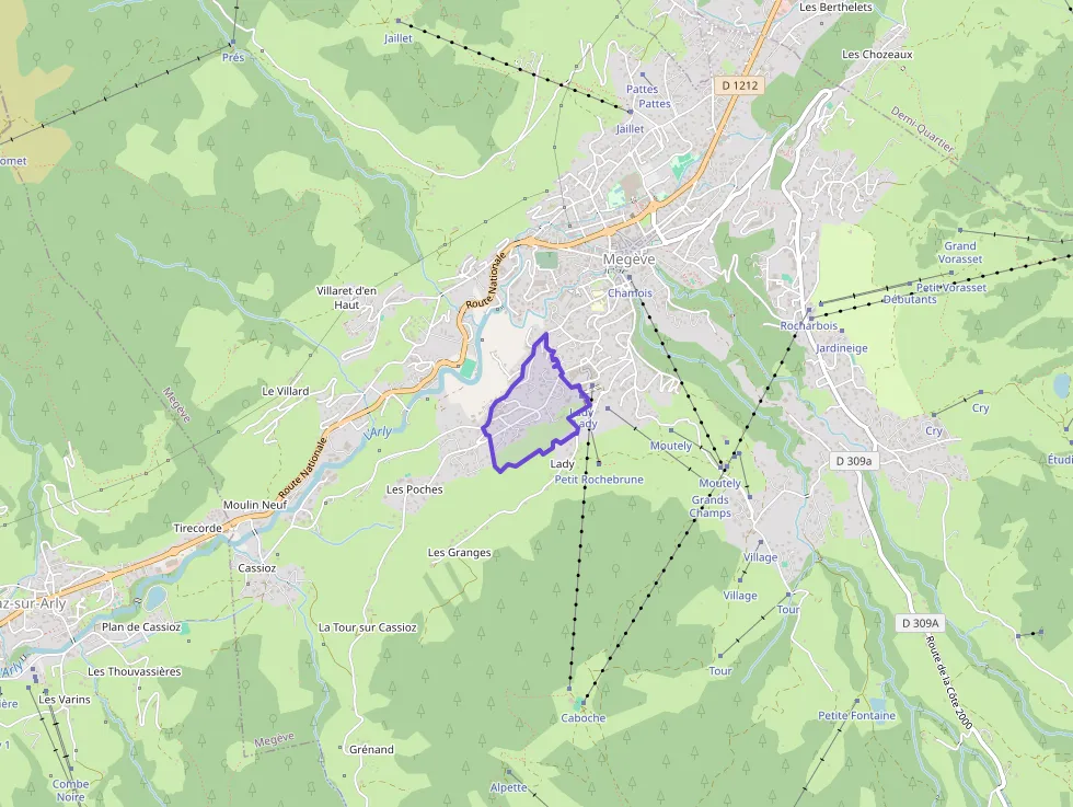 Appartement 90 m² quatre pièces à vendre à Megève