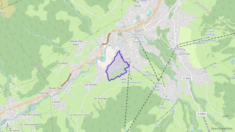Appartement 90 m² quatre pièces à vendre à Megève