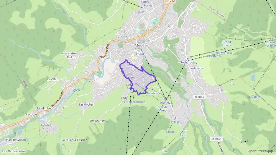 Appartement 53 m² trois pièces à vendre à Megève