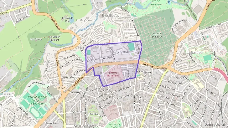 Appartement 50 m² deux pieces à vendre à Limoges