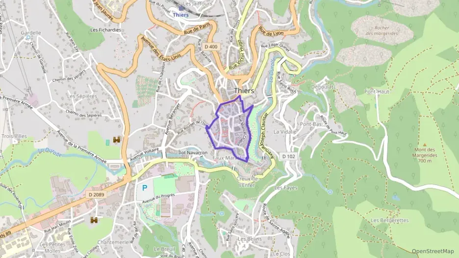 Appartement 35 m² deux pieces à vendre à Thiers Appartement 35 m² deux pieces à vendre à Thiers