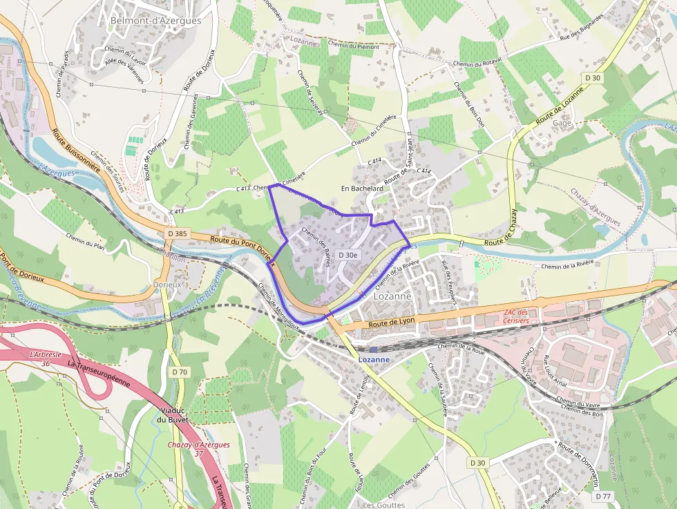 Appartement 60 m² trois pièces à vendre à Lozanne