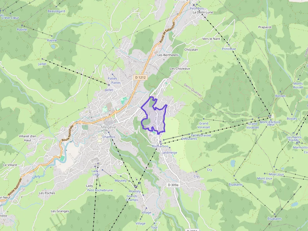 Appartement 90 m² trois pièces à vendre à Megève