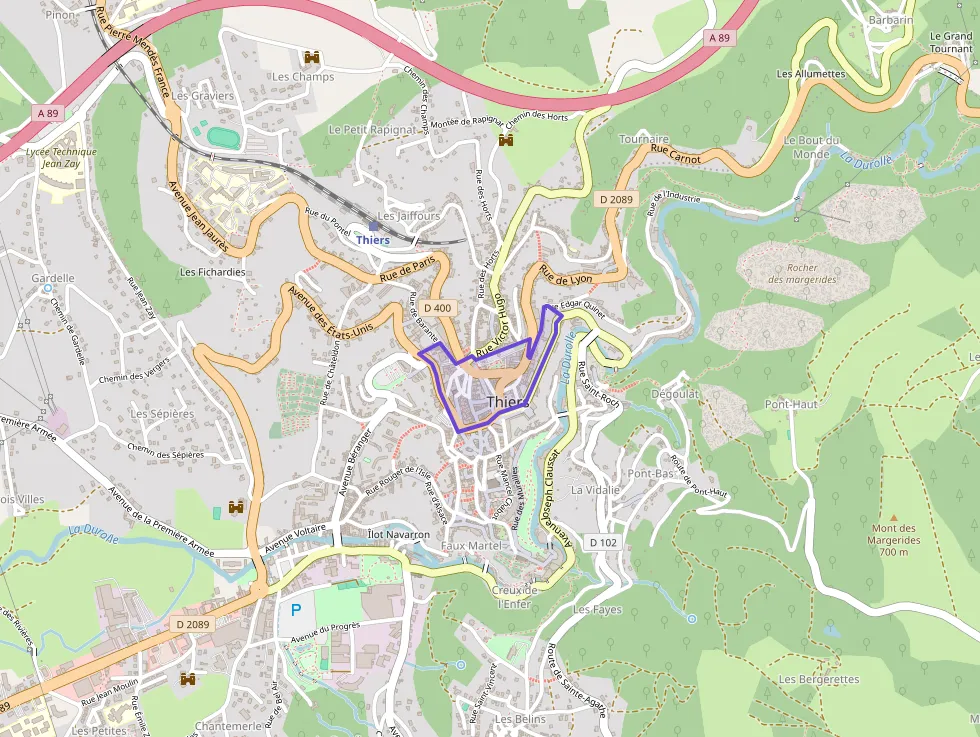 Appartement 45 m² deux pieces à vendre à Thiers
