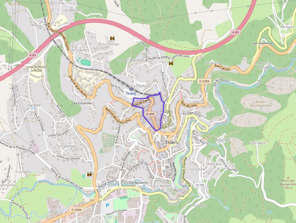 Appartement 45 m² deux pieces à vendre à Thiers