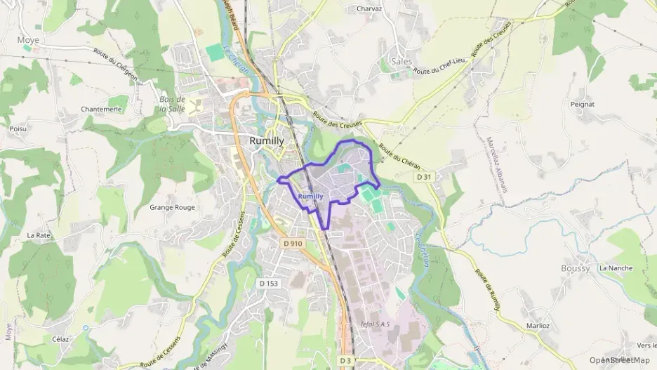 Appartement 55 m² trois pièces à vendre à Rumilly