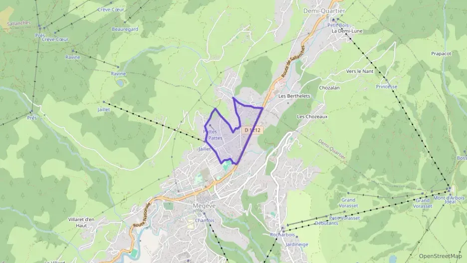 Appartement 60 m² trois pièces à vendre à Megève Appartement 60 m² trois pièces à vendre à Megève