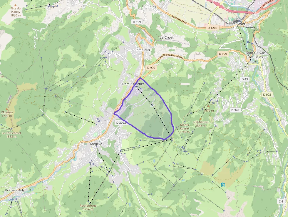 Appartement 95 m² quatre pièces à vendre à Demi-Quartier