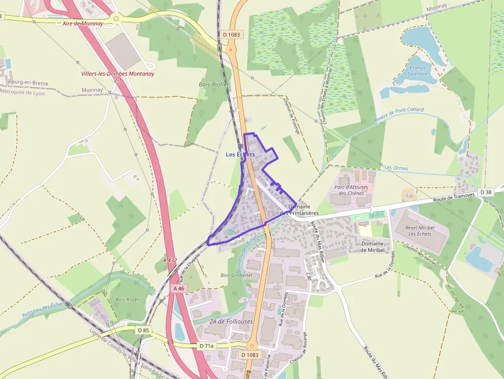 Appartement 47 m² deux pieces à vendre à Miribel