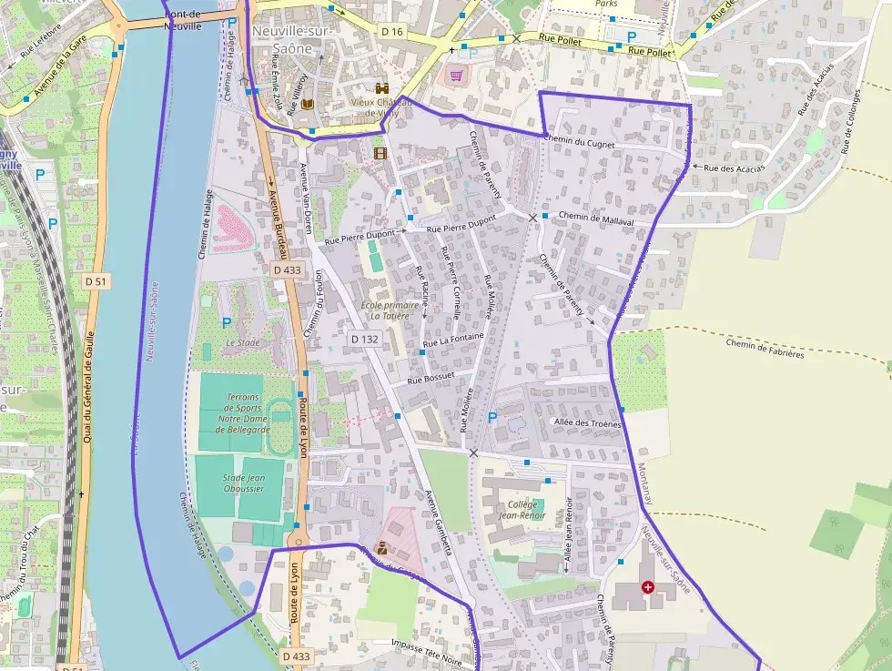 Appartement 83 m² quatre pièces à vendre à Neuville-sur-Saône