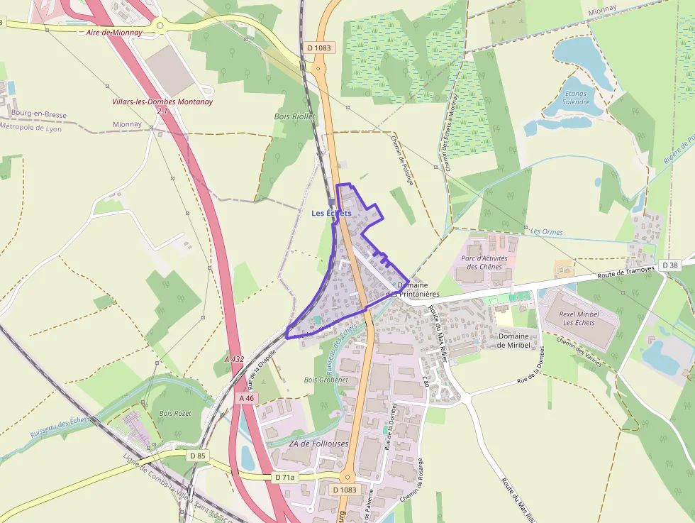 Appartement 44 m² trois pièces à vendre à Miribel