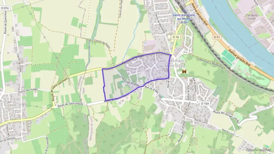 Appartement 46 m² deux pieces à vendre à Saint-Germain-au-Mont-d`Or