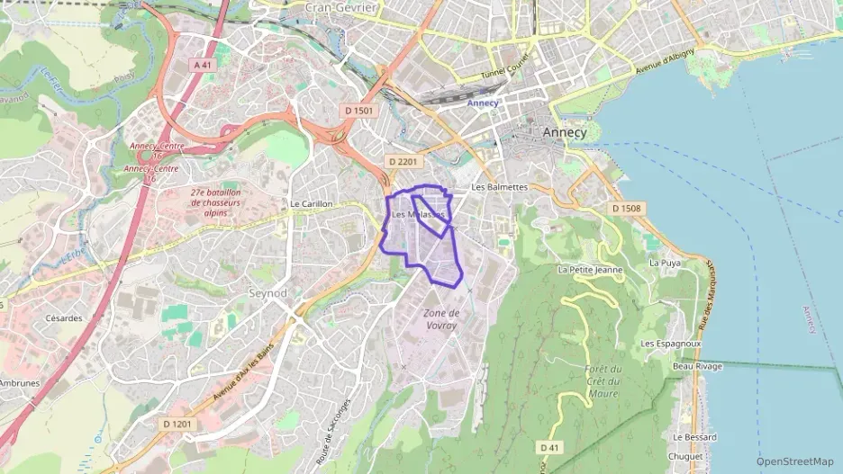 Appartement 40 m² deux pieces à vendre à Annecy