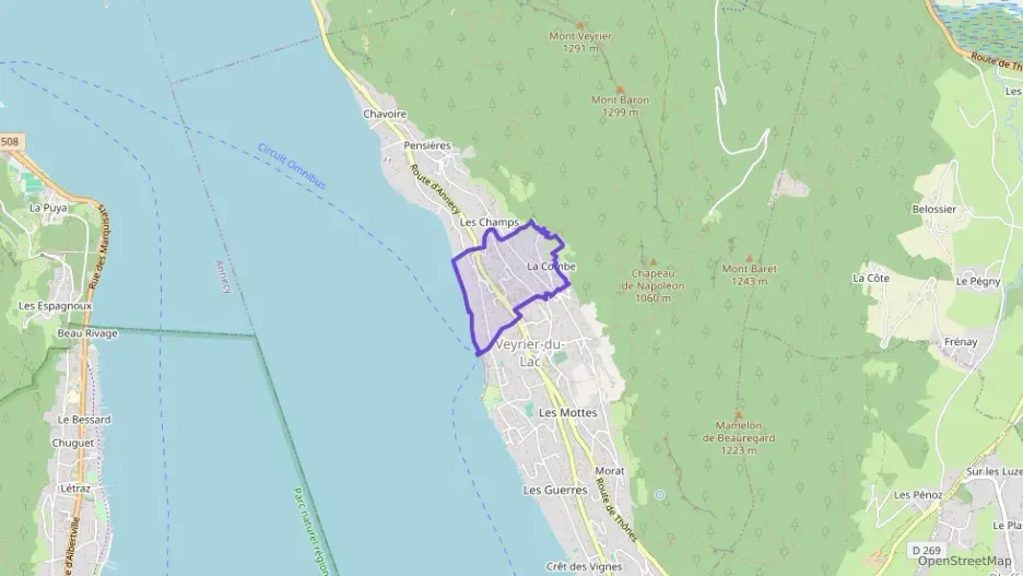 Appartement 45 m² deux pieces à vendre à Veyrier-du-Lac