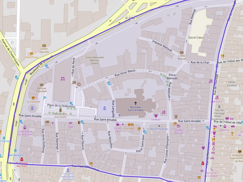 Appartement 118 m² quatre pièces à vendre à Riom