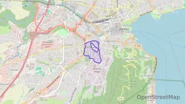 Appartement de deux pièces 54 m² à vendre  à Annecy