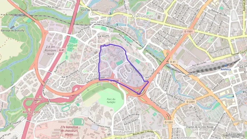 Appartement 47 m² deux pieces à vendre à Annecy