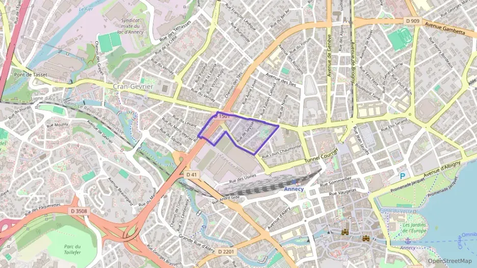 Appartement 57 m² deux pieces à vendre à Annecy