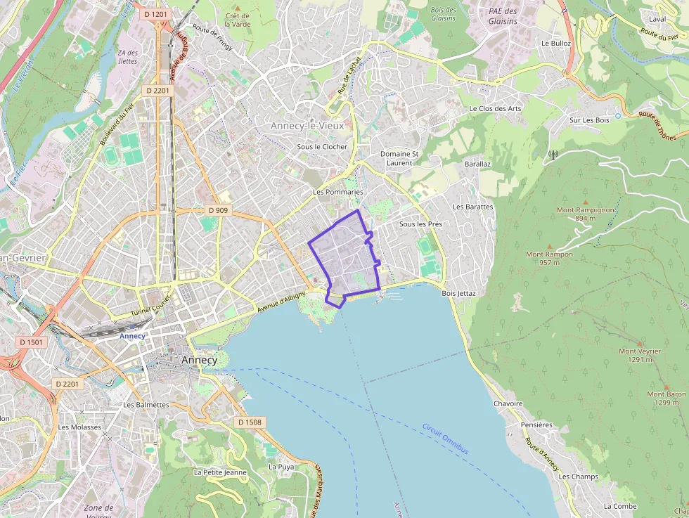 Appartement 55 m² deux pieces à vendre à Annecy