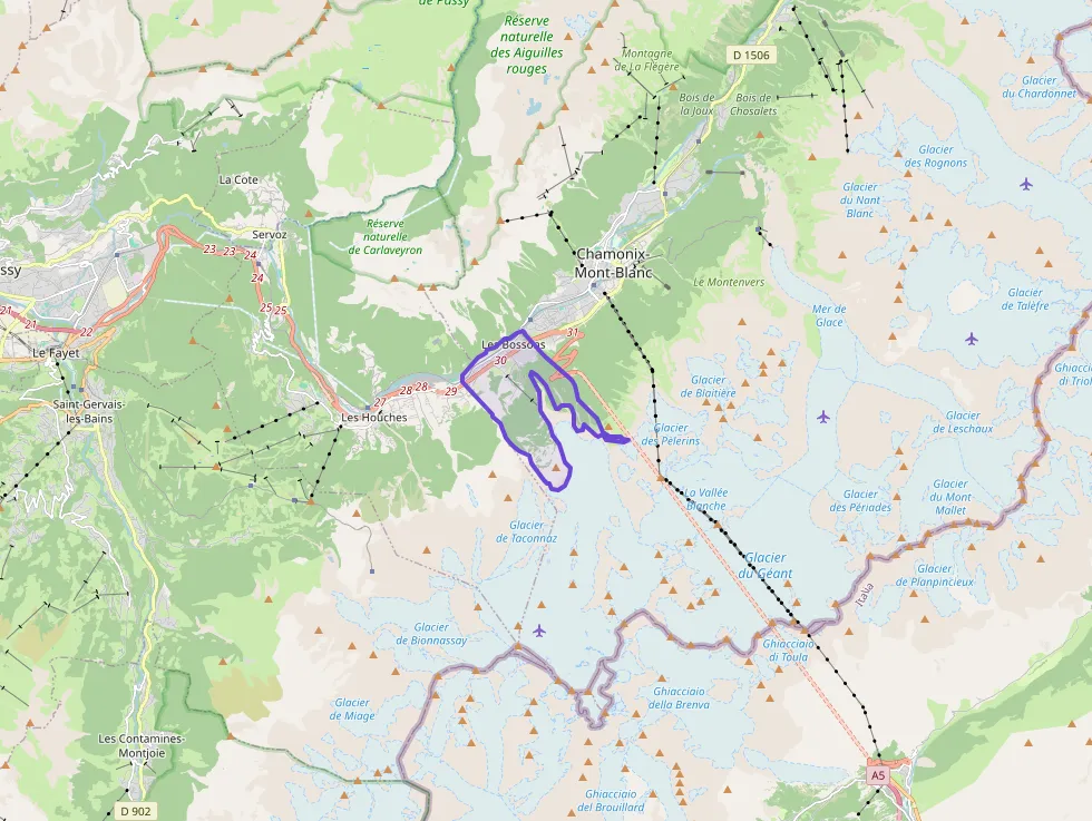 Appartement 56 m² trois pièces à vendre à Chamonix-Mont-Blanc