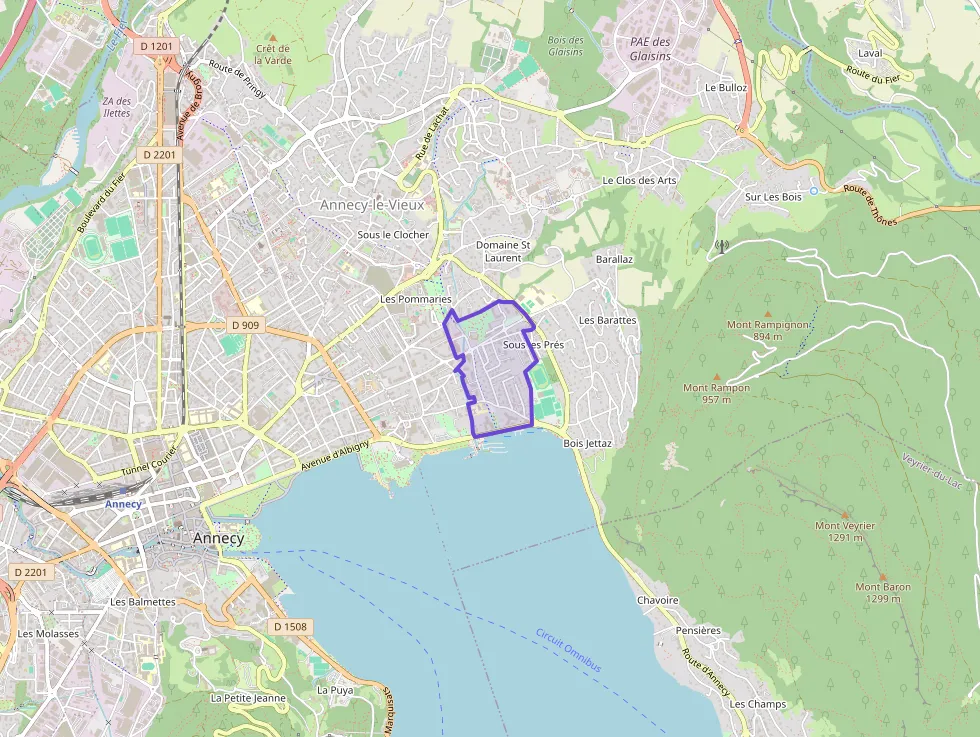 Appartement 50 m² deux pieces à vendre à Annecy