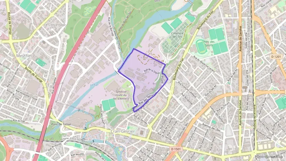 Appartement 54 m² trois pièces à vendre à Annecy