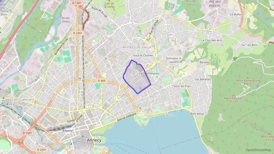 Appartement 46 m² une piece à vendre à Annecy