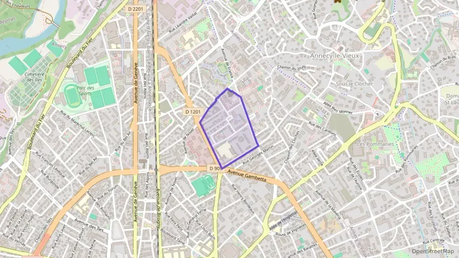 Appartement 43 m² deux pieces à vendre à Annecy